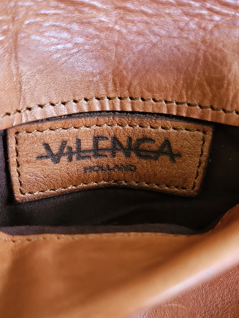 Vilenca Holland Woven Leather Wristlet